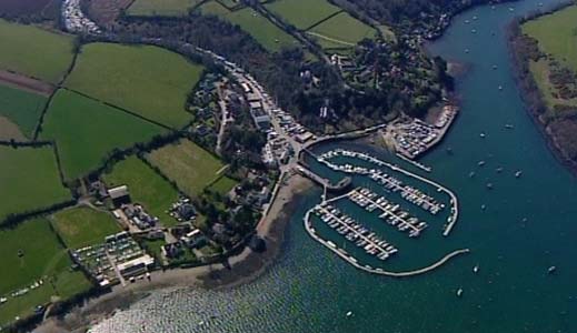 Aerial photo of Cornwall
